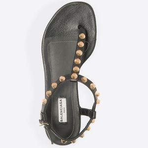 Balenciaga Arena T-Strap Sandals